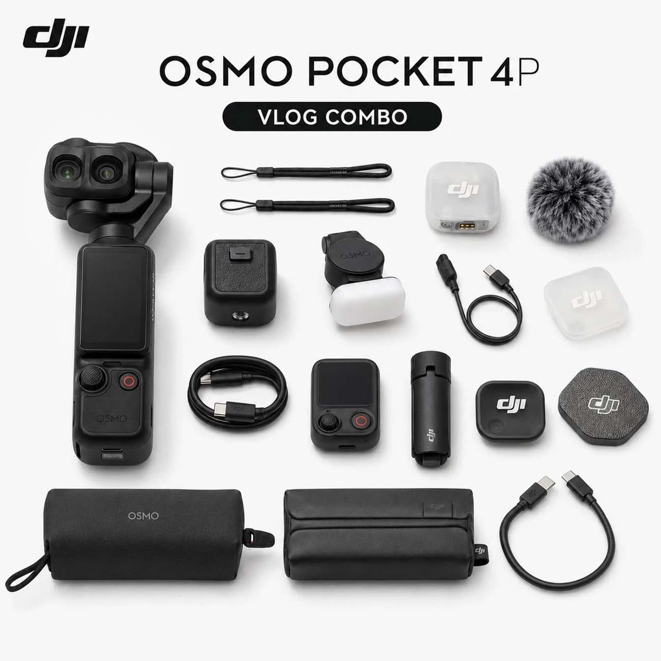 دوربین اسمو پاکت دیجیآی DJI Osmo Pocket 4P Vlog Combo 3 دوربین اسمو پاکت دیجیآی DJI Osmo Pocket 4P Vlog Combo - Image 3