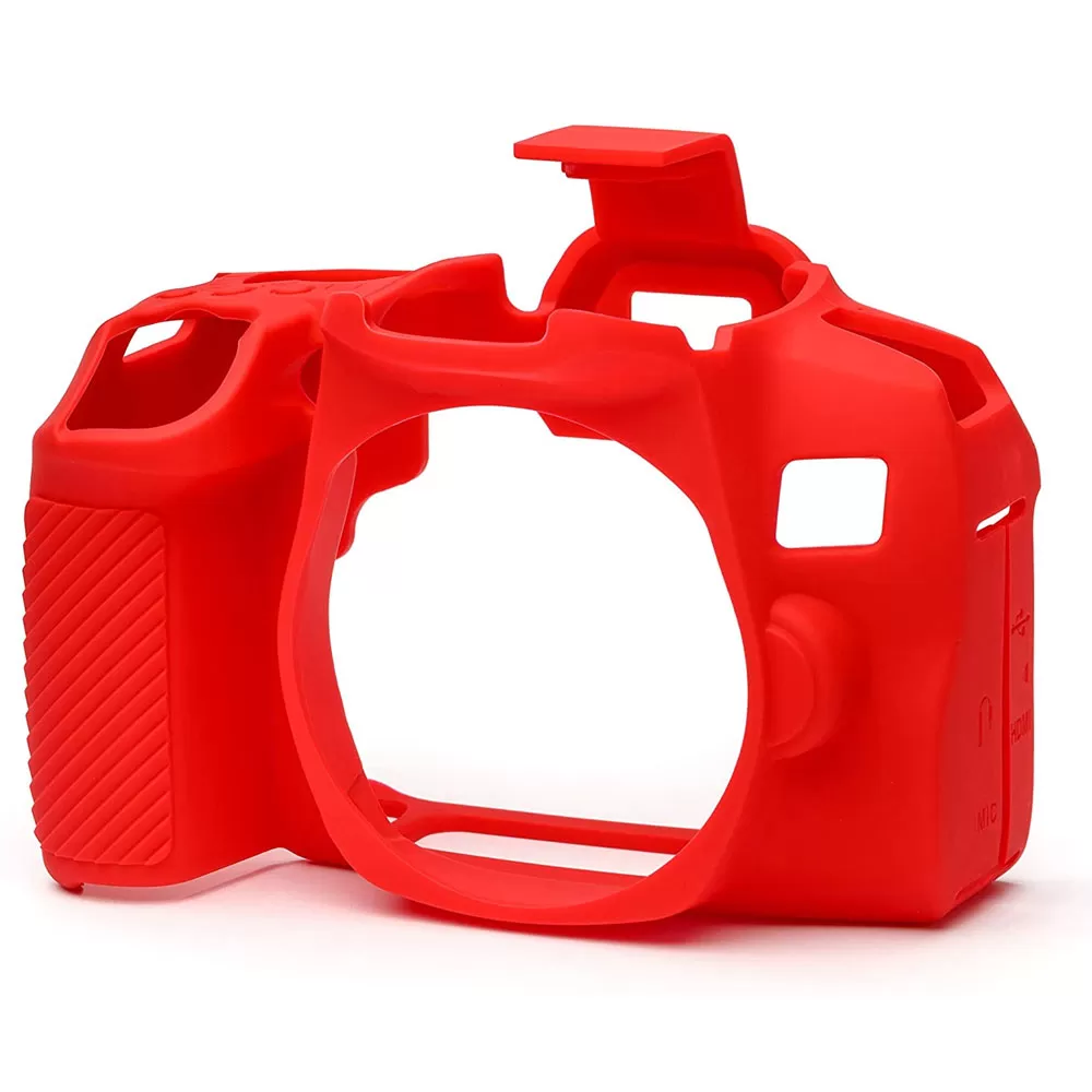 850D-RED-COVER کاور سیلیکونی دوربين کانن رنگ قرمز canon 850D Cover Red - Image 1