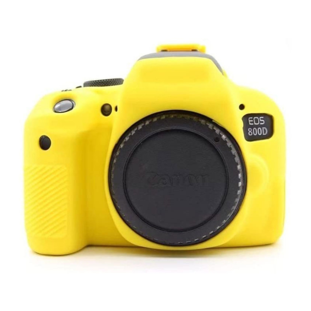 Canon-800D-cover-04 کاور دوربین ژله ای زرد مشابه اصلی Canon 800D cover - Image 1