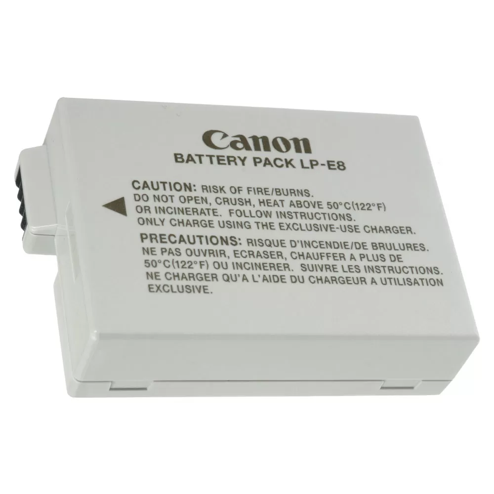 Canon-LP-E8-Battery-Org باتری اصلی کانن Canon LP-E8 Battery Org - Image 1