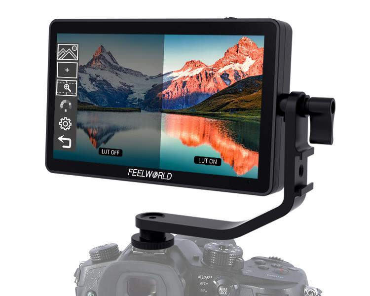 FEELWORLD-F6-Plus-6-inch-01 مانیتور روی دوربین فیلورد مدل FEELWORLD F6 PLUS 4K - Image 1