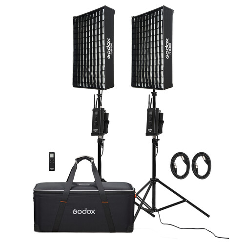 Godox-FL100-Flexible-LED-2-Light-Kit-01 نور ثابت Godox FL100 Flexible LED 2-Light Kit - تصویر 1