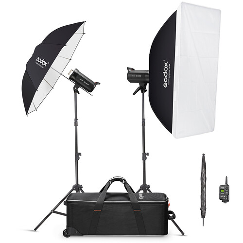 Godox-SK400II-V-Studio-Flash-Monolight-2-Light-Kit کیت فلاش گودکس Godox SK400II-V Studio Flash Monolight (2-Light Kit) - Image 1