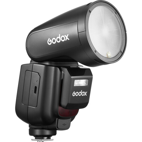 Godox-V1Pro-C-Flash-for-Canon-01 اسپیدلایت گودوکس Godox V1Pro C Flash for Canon - Image 1