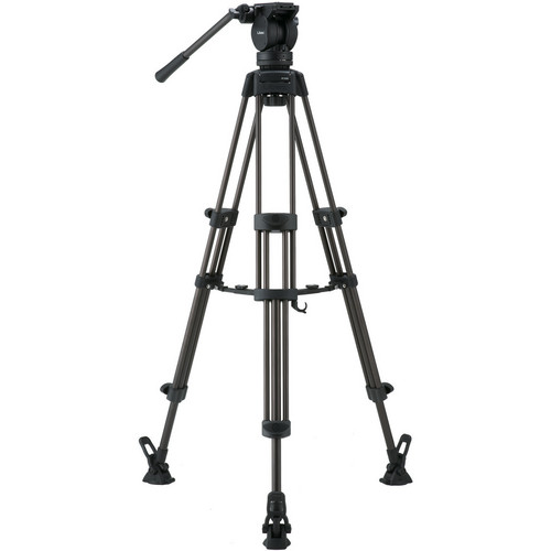 Libec-LX7-M-Tripod-With-Pan-and-Tilt-Fluid-Head-and-Mid-Level-Spreader-01 سه پایه فیلمبرداری لیبک مدل Libec LX7 M Tripod With Pan and Tilt Fluid Head and Mid-Level Spreader - Image 1