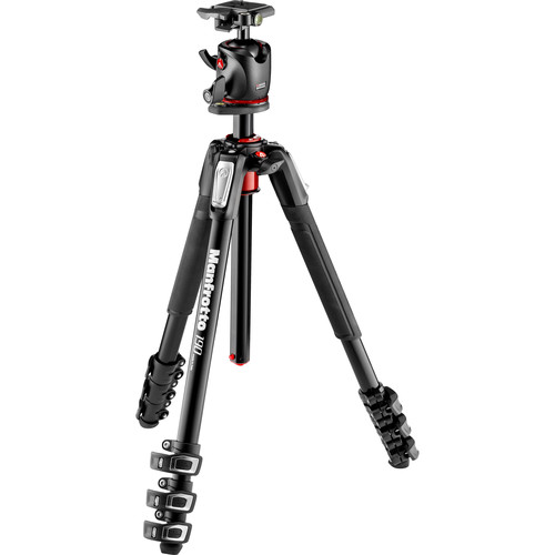 Manfrotto-MK190XPRO4-BHQ2-Aluminum-Tripod-with-XPRO-Ball-Head-and-200PL-QR-Plate-01 سه پایه عکاسی مانفرتو Manfrotto MK190XPRO4-BHQ2 Aluminum Tripod with XPRO Ball Head and 200PL QR Plate - Image 1