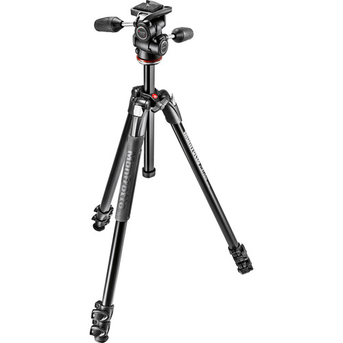 Manfrotto-MK290XTA3-3WUS-290-Xtra-Aluminum-Tripod-with-804-3-Way-PanTilt-Head-01 سه پایه عکاسی مانفرتو Manfrotto MK290XTA3-3WUS 290 Xtra Aluminum Tripod with 804 3-Way Pan/Tilt Head - Image 1