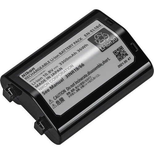 Nikon-EN-EL18d-Rechargeable-Lithium-Ion-Battery-10.8V-3300mAh باتری اصلی نیکون Nikon EN-EL18d Rechargeable Lithium-Ion Battery (10.8V, 3300mAh) - Image 1