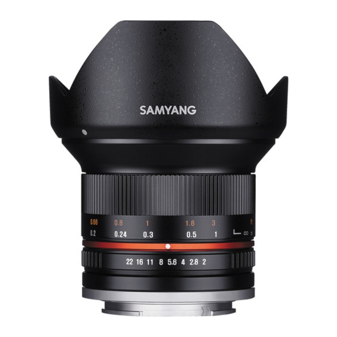 Samyang-12mm-f2.0-NCS-CS-Lens-for-Sony-E-Mount-APS-C-Black-01 لنز سامیانگ Samyang 12mm f/2.0 NCS CS Lens for Sony E-Mount (APS-C) (Black) - Image 1
