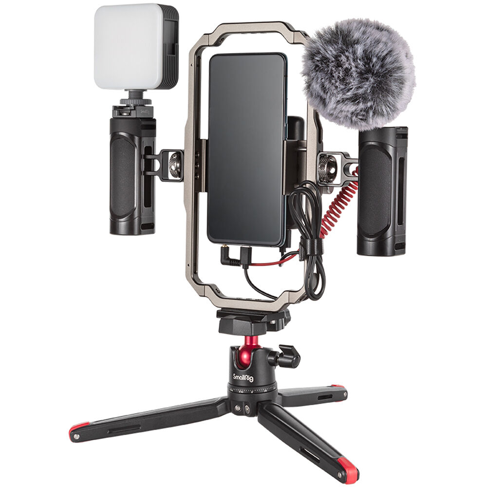 SmallRig-All-in-One-Smartphone-Mobile-Vlogging-Video-Kit-01 کیت بلاگری اسمال ریگ SmallRig 3406B - Image 1