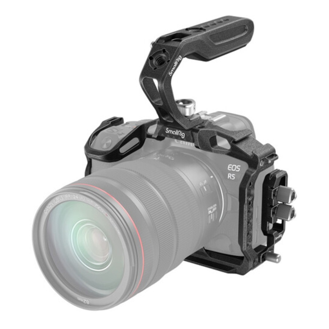 SmallRig-Black-Mamba-Camera-Cage-Kit-for-EOS-R5-C-R5-R6-01 کیج اسمال ریگ SmallRig "Black Mamba" Camera Cage Kit for EOS R5 C, R5 & R6 - Image 1
