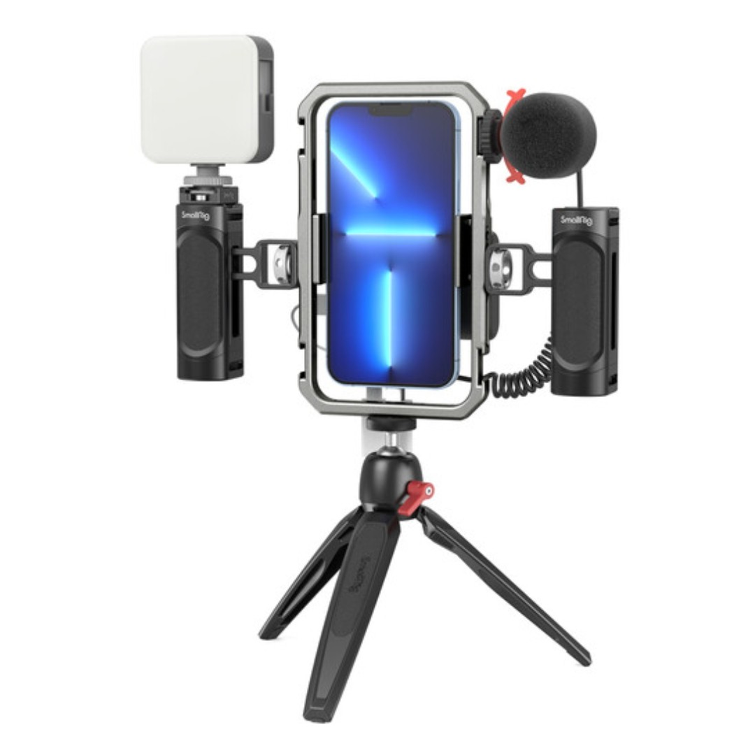 SmallRig-Universal-Smartphone-Vlogging-Kit-01 نگهدارنده دستی اسمال ریگ SmallRig Universal Smartphone Vlogging Kit - Image 1