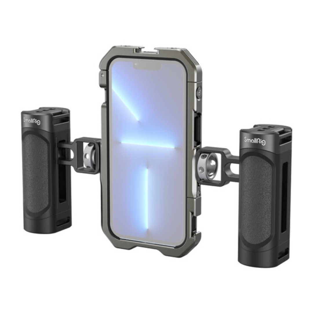 SmallRig-Video-Kit-Lite-for-iPhone-13-Pro-03 نگهدارنده دستی اسمال ریگ SmallRig Video Kit Lite for iPhone 13 Pro - Image 1