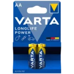 باتری قلمی آلکالاین وارتا Longlife Power بسته 2 عددی