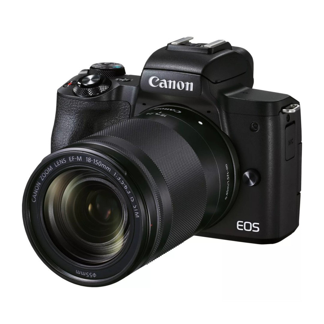 canon-eos-m50-mark-ii-with-18-150mm-lens-black-01 دوربین عکاسی کانن Canon EOS M50 Mark II Mirrorless with EF-M 18-150mm IS STM - Image 1
