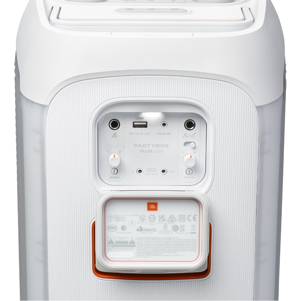 اسپیکر JBL PartyBox club 120 white 3 اسپیکر JBL PartyBox club 120 white - Image 3