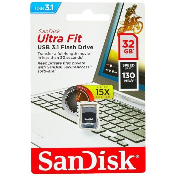823 thickbox default flاsh SanDisk 32GB Ultra Fit USB 3.1