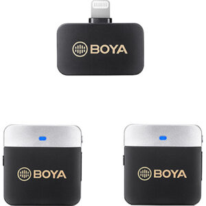 BOYA BY M1V6 2 Person Wireless Microphone System with Lightning Connector for iOS Devices 01