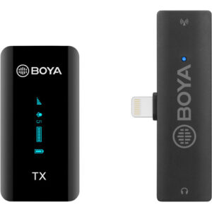 BOYA BY XM6 S3 Digital True Wireless Microphone System with Lightning Connector for iOS Devices