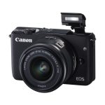 Canon EOS M10 Camera with 15 45mm is Stm Lens Black 01