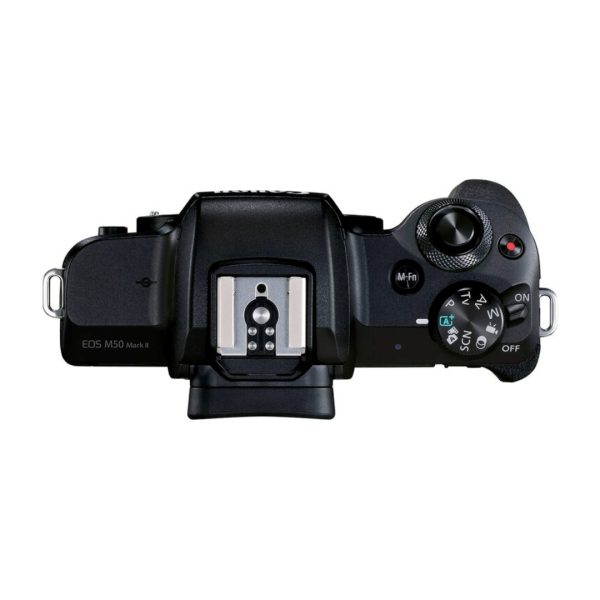 Canon EOS M50 Mark II Mirrorless Camera Black 03
