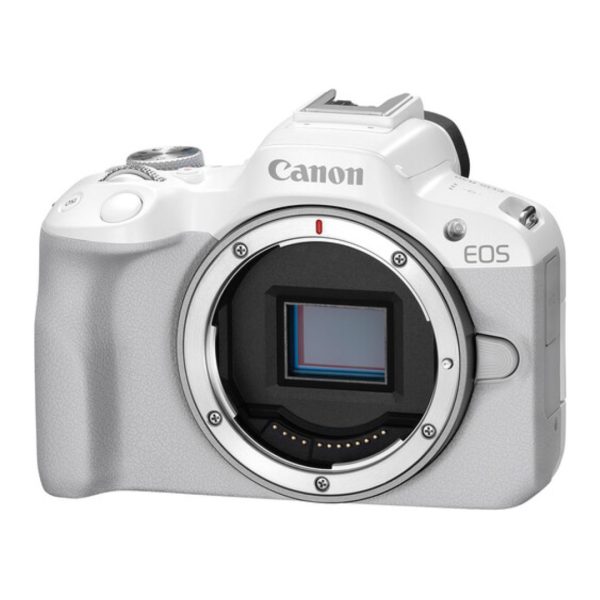 Canon EOS R50 Mirrorless Camera White 01 1