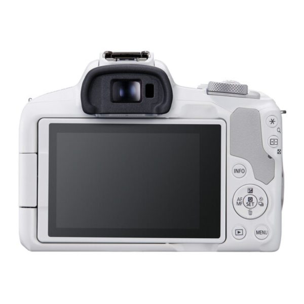 Canon EOS R50 Mirrorless Camera White 02