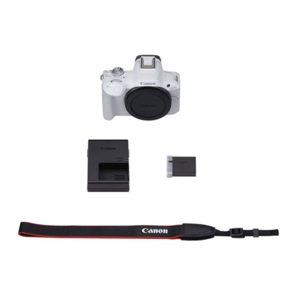 Canon EOS R50 Mirrorless Camera White 07
