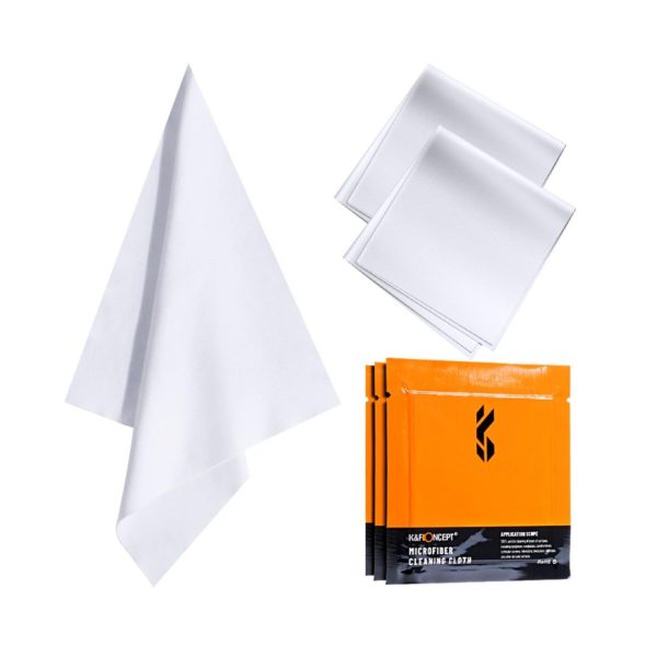 Cleaning cloth set needle a dust free cleaning cloth dry cloth white 15 15cm CPE with 3 pieces 01