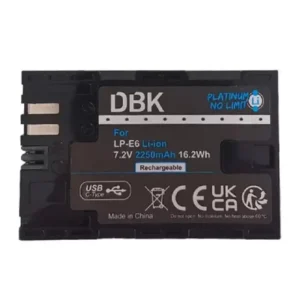 DBK Canon LP E6 BatteryDBK Canon LP E6 Battery