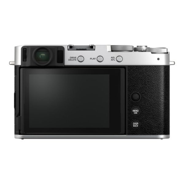 FUJIFILM X E4 Mirrorless Camera Silver 02
