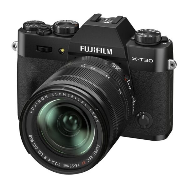 FUJIFILM X T30 II Mirrorless Camera with 18 55mm Lens Black 01