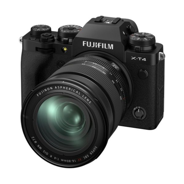 FUJIFILM X T4 Mirrorless Camera with 16 80mm Lens Black 01