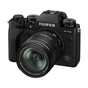 FUJIFILM X T4 Mirrorless Camera with 18 55mm Lens Black 01