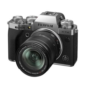 FUJIFILM X T4 Mirrorless Camera with 18 55mm Lens Silver 01