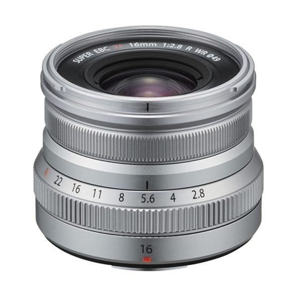 FUJIFILM XF 16mm f2.8 R WR Lens Silver 01