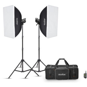 Godox MS200 V Studio Flash Monolight 2 Light Kit 01