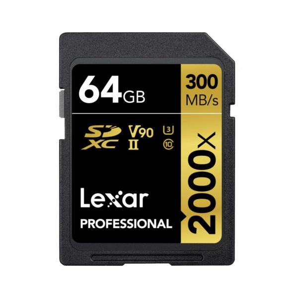 Lexar 64GB Professional 2000x UHS II SDXC Memory Card 01