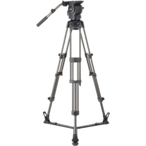 Libec RSP 750C Professional Carbon Piping Tripod System with Floor level Spreader for ENG Setups 01