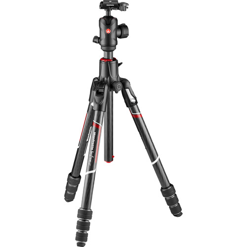Manfrotto Befree GT XPRO Carbon Fiber Travel Tripod with 496 Center Ball Head 01 1