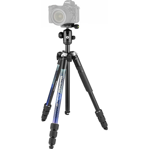 Manfrotto Element MII Aluminum Tripod with Ball Head Blue 02 1