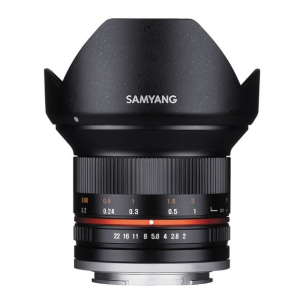 Samyang 12mm f2.0 NCS CS Lens for Micro Four Thirds Mount Black 01