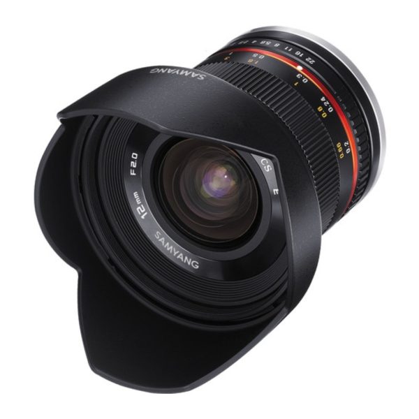 Samyang 12mm f2.0 NCS CS Lens for Micro Four Thirds Mount Black 02
