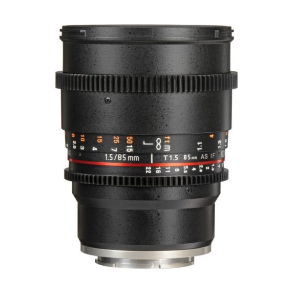 Samyang 85mm T1.5 VDSLRII Cine Lens for Sony E Mount 01