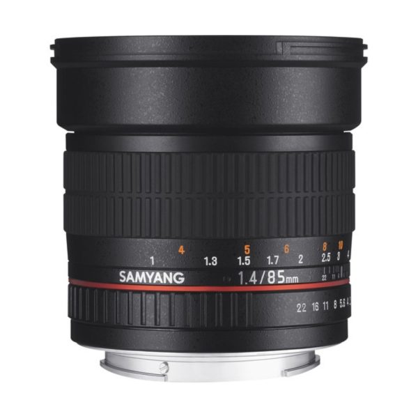 Samyang 85mm f1.4 Aspherical Lens for Nikon With Focus Confirm Chip 01