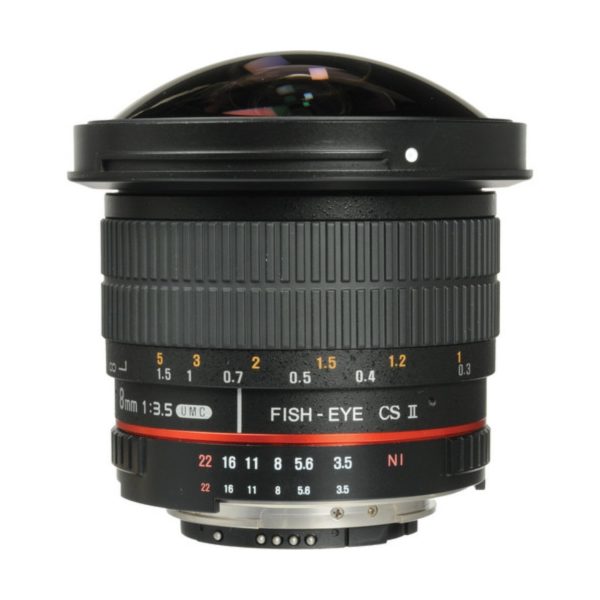 Samyang 8mm f3.5 HD Fisheye Lens with AE Chip and Removable Hood for Nikon 01