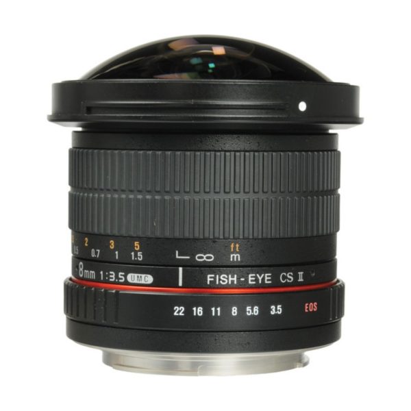 Samyang 8mm f3.5 HD Fisheye Lens with Removable Hood for Canon 01