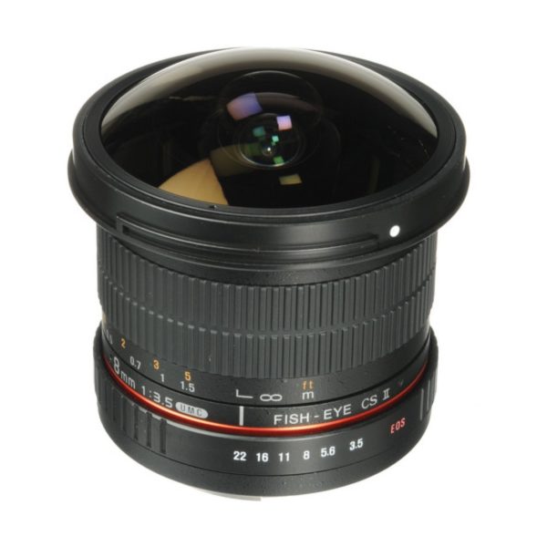 Samyang 8mm f3.5 HD Fisheye Lens with Removable Hood for Canon 02