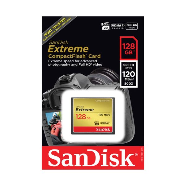SanDisk 128 GB Extreme CompactFlash Memory Card 01