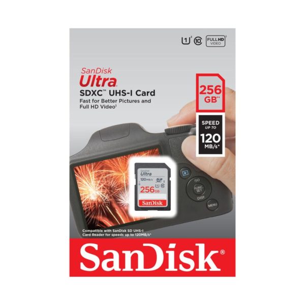 SanDisk 256GB Ultra UHS I SDXC Memory Card 01